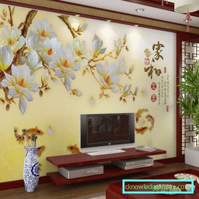 Yatak odasında 364-3D duvar kağıdı - 70 fotoğraf