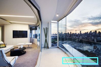 Panoramik balkon - 77 fotoğraf için mükemmel tasarım örnekleri