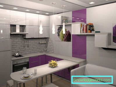25 metrekarelik mutfak-yaşam alanı tasarlayın. m