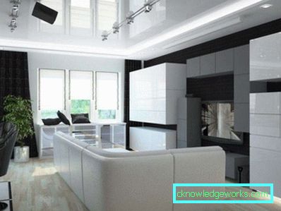 Özel ev fotoğrafındaki oturma odası ile birleştirilmiş mutfak tasarımı
