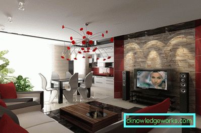Mutfak oturma odası tasarımı