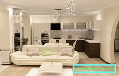 Parlak renklerde oturma odası - modern iç mekanların 50 fotoğrafı