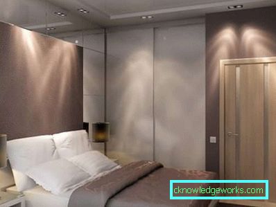 Kruşçev'de modern bir yatak odası iç yaratma. Fotoğraf ve tasarım ipuçları