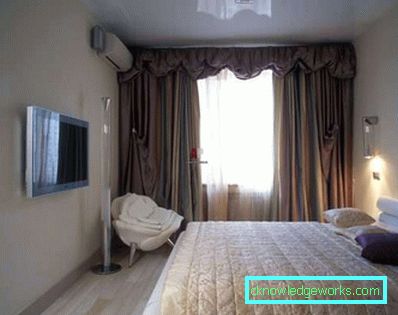 Kruşçev'de modern bir yatak odası iç yaratma. Fotoğraf ve tasarım ipuçları