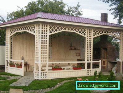 Ülkede yaz mutfağı kendi elleriyle - fotoğraf projeleri Ülkede yaz mutfağı kendi elleriyle - fotoğraf projeleri