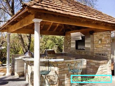 Ülkede yaz mutfağı kendi elleriyle - fotoğraf projeleri Ülkede yaz mutfağı kendi elleriyle - fotoğraf projeleri