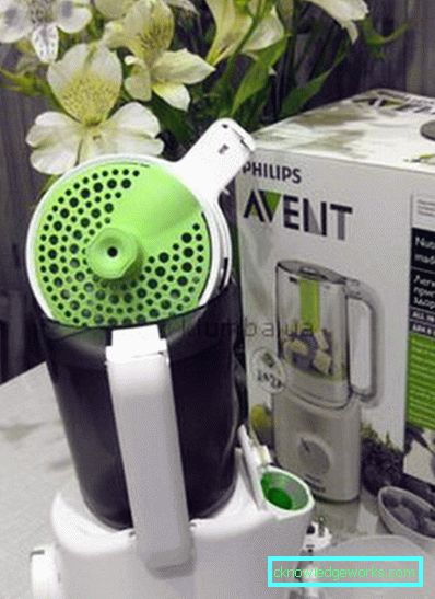Buharlı pişirici blender Philips Avent Buharlı pişirici blender Philips Avent