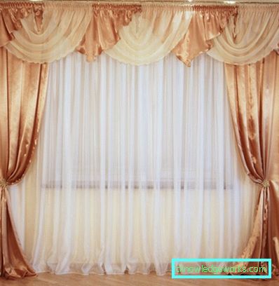 Oturma odasında 87-Portieres - 90 fotoğraf