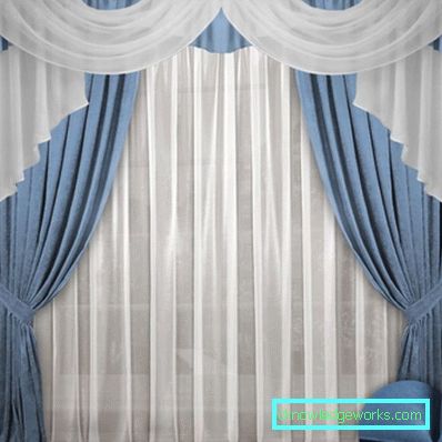 Oturma odasında 87-Portieres - 90 fotoğraf