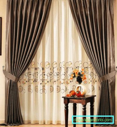 Oturma odasında 87-Portieres - 90 fotoğraf