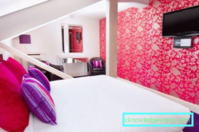 Pembe yatak odası - kusursuz tasarım fikirleri 70 fotoğraf