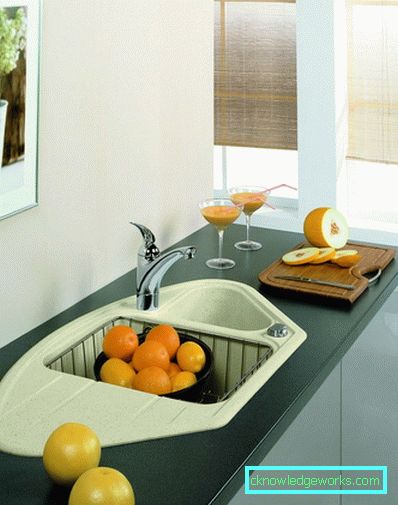 Mutfakta lavabo dolabı Mutfak yıkamak için dolap