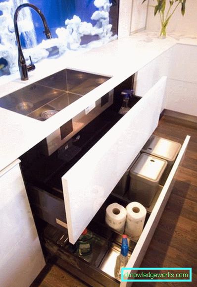 Mutfakta lavabo dolabı Mutfakta lavabo dolabı