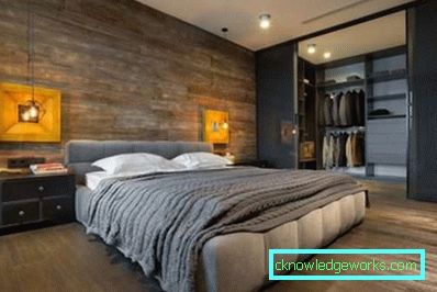 Loft tarzı yatak odaları - tarz ve fotoğraf iç özellikleri