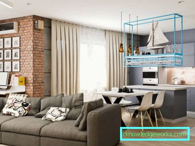 95 yatak odalı oturma odası - 80 standart dışı fotoğraf