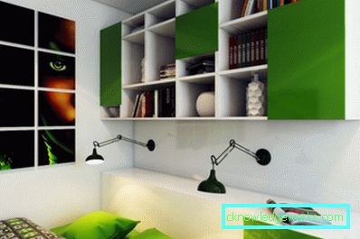 351-Yeşil yatak odası - cesur bir tasarımcı